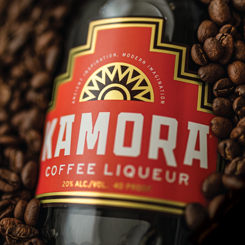 TheDieline's tweet photo. Cue revitalized Kamora Coffee Liqueur with a vibrant packaging design inspired by ancient Mayan tradition. Focused on invigorating the brand and resonating with younger consumers, the high-energy expression competes with industry giant Kahlúa. https://t.co/embCnLCT7k https://t.co/5XpWgKVXEs