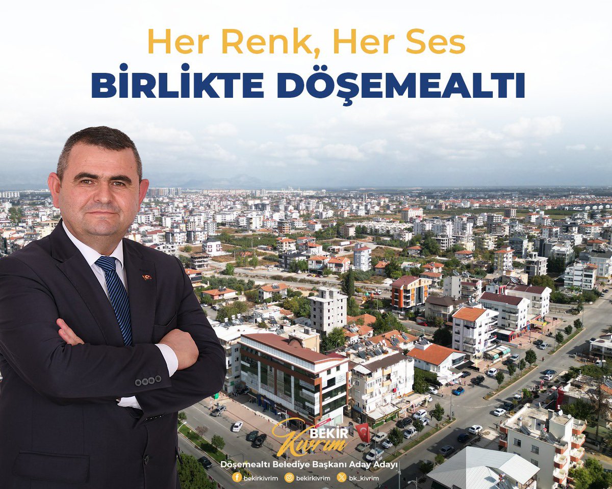 Güzel #Döşemealtı’mızı birlikte inşa etmek için #HazırızKararlıyız