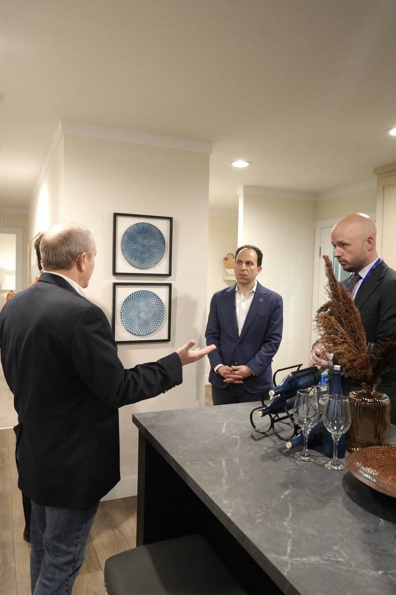 Experienced the @theLvilleShow this morning– an annual event shaping the future of manufactured housing. This show not only showcases the latest in designs & technology, but also serves as a platform for industry professionals to connect & pave the way for the future of housing.