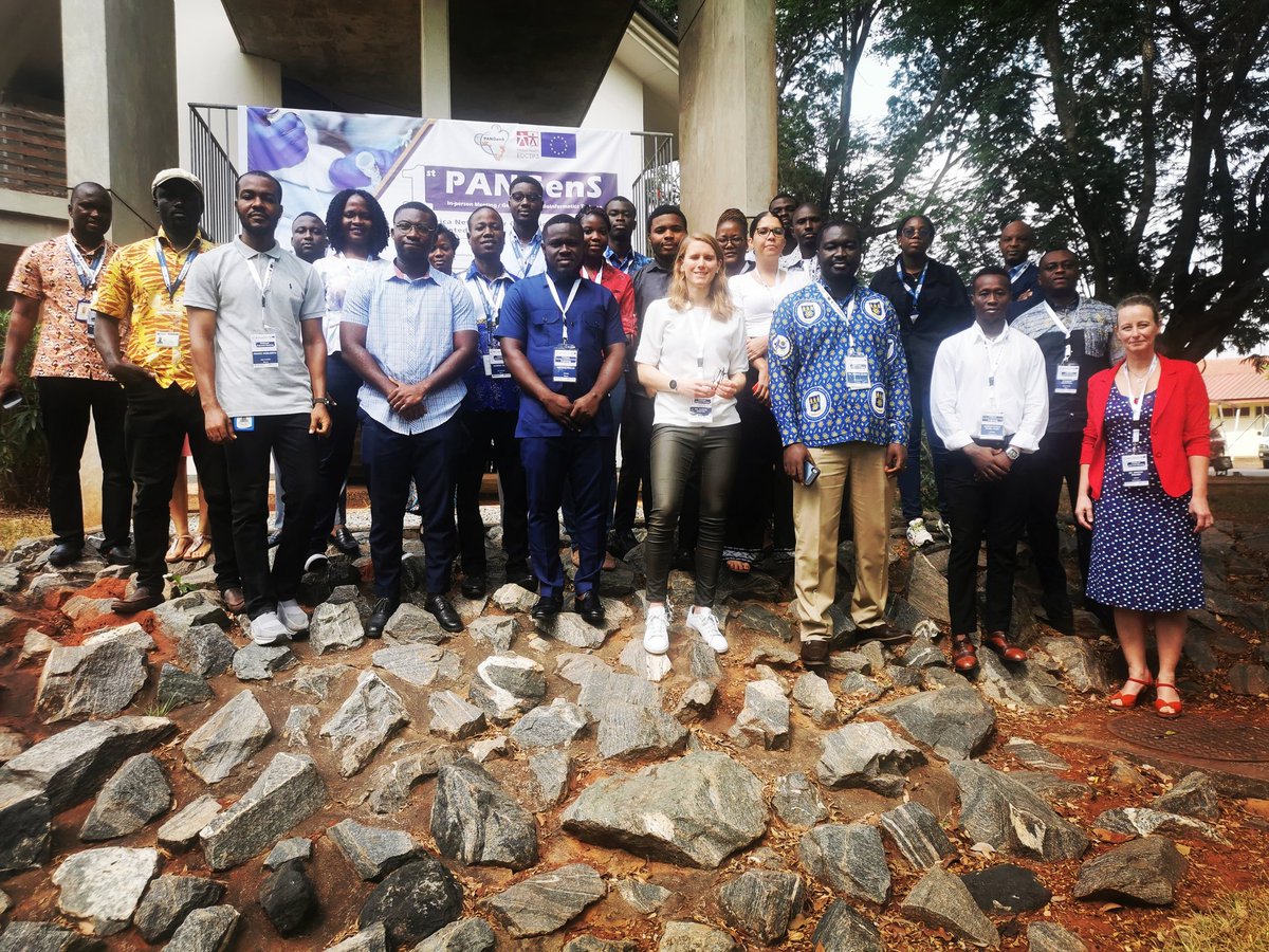 MarDir6's tweet image. Greatly enjoyed the kick-off meeting in Ghana, bringing together 12 African and 3 European countries for the EDCTP funded project PANGenS (Pan-African Network for Genomic Surveillance of TB &amp;amp; Malaria). Amazing Organisation by the Noguchi Team! @PANGenS2023 @NMIMR_UG  @FZBorstel