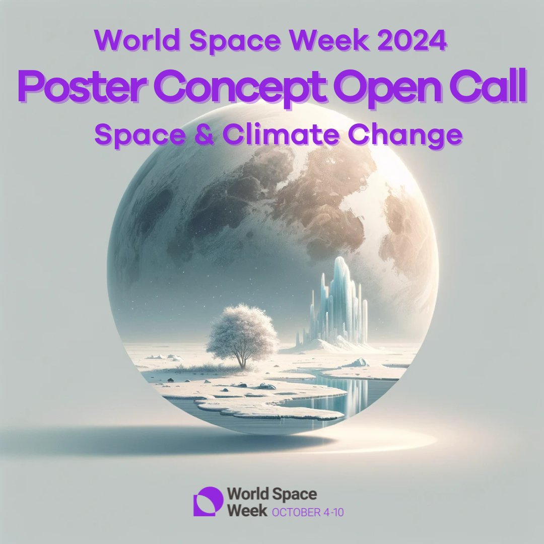 Showcase the link between space exploration & climate action in your poster design. Aspiring or experienced, your art can highlight how space tech aids climate solutions. 🌠 Read more on: tinyurl.com/fve6p4t2