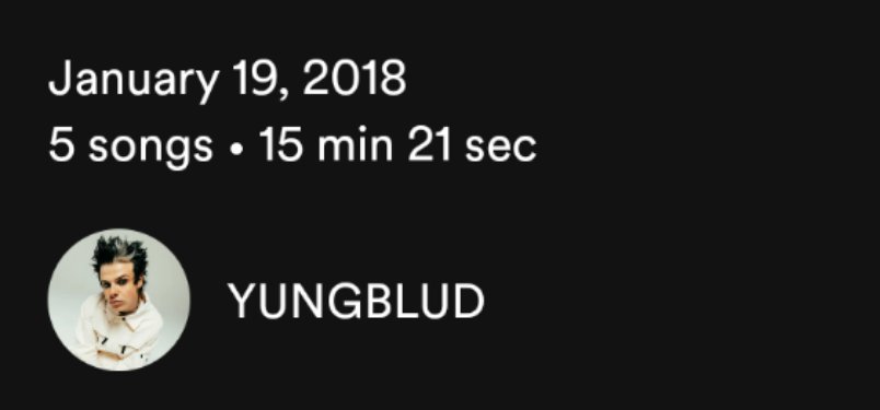 yungblud's very first self titled EP was released 6 years ago today HAPPY BDAY TO ME AND THE YB EP <3333