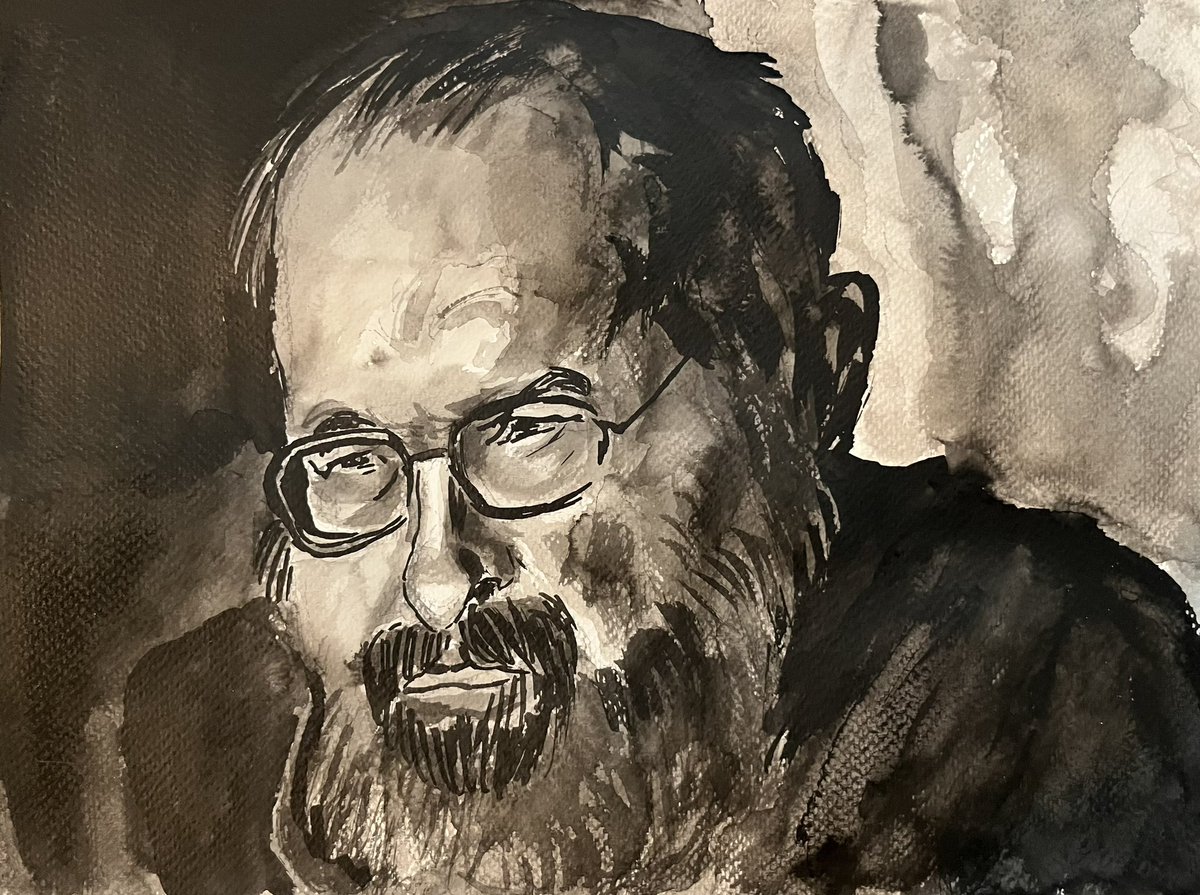 PeterLandau's tweet image. Phill Niblock, Dedicated Avant-Gardist of Music and Film #obitpix #phillniblock #avantgarde #composer #minimalist #film #video #artofinstagram #penandink #drawing #illustration #portraitdrawing