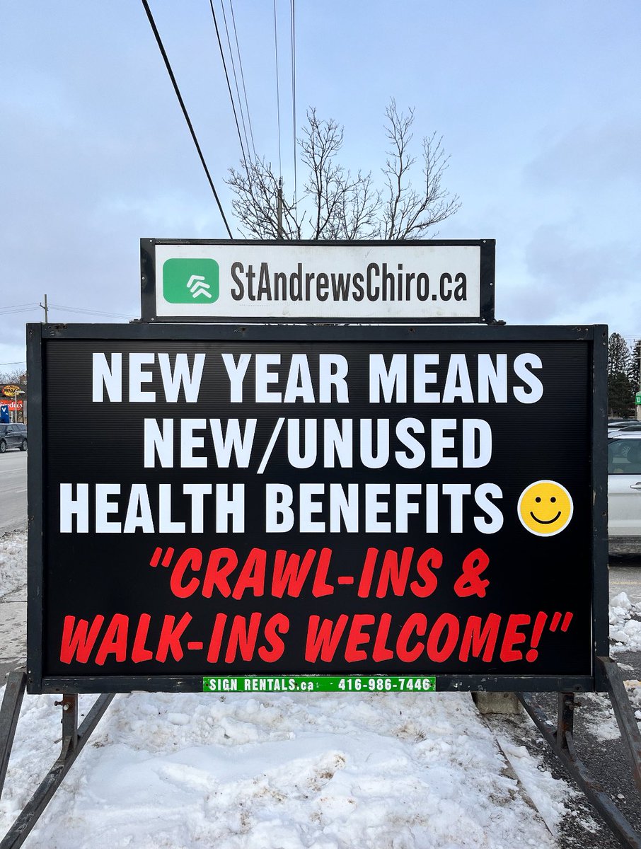 It’s been a busy week,so we’re letting the sign do the talking today…😉Have a good weekend!
#chiropractor #massagetherapist #shockwavetherapy #orthotics #naturopath #sportsinjury #acupuncture cosmeticacupuncture #auroraontario #townofaurora #oakridges #richmondhill #newmarket