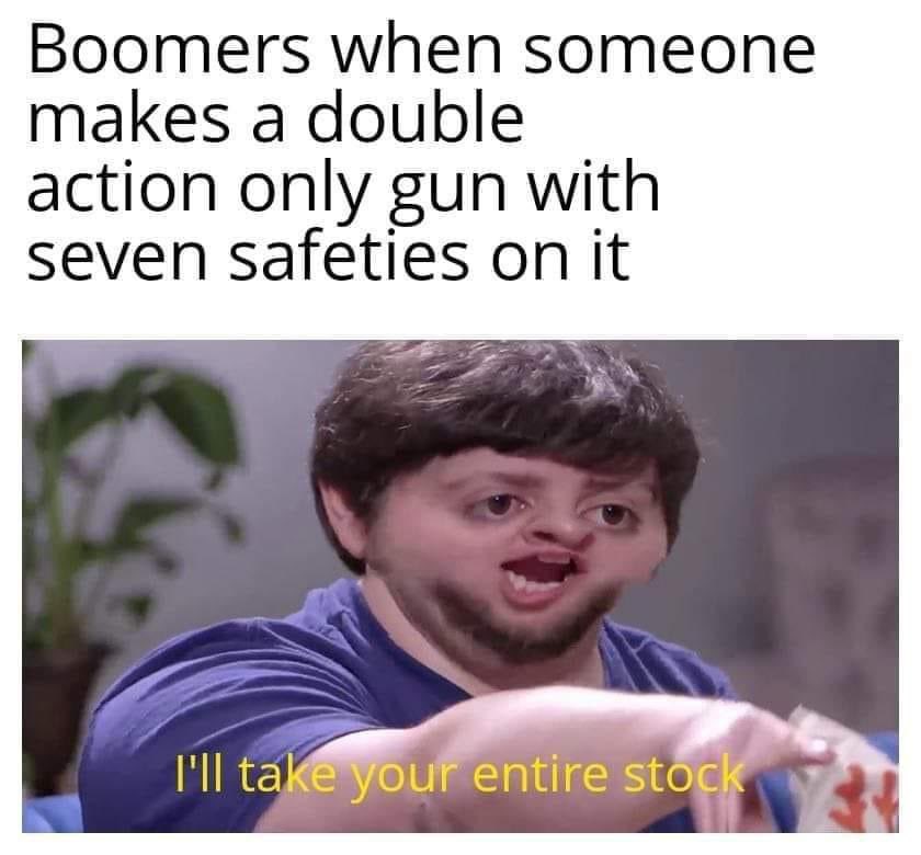 basedredgreen's tweet photo. *still doesn’t carry with one in the chamber* https://t.co/7JR0anjQg1