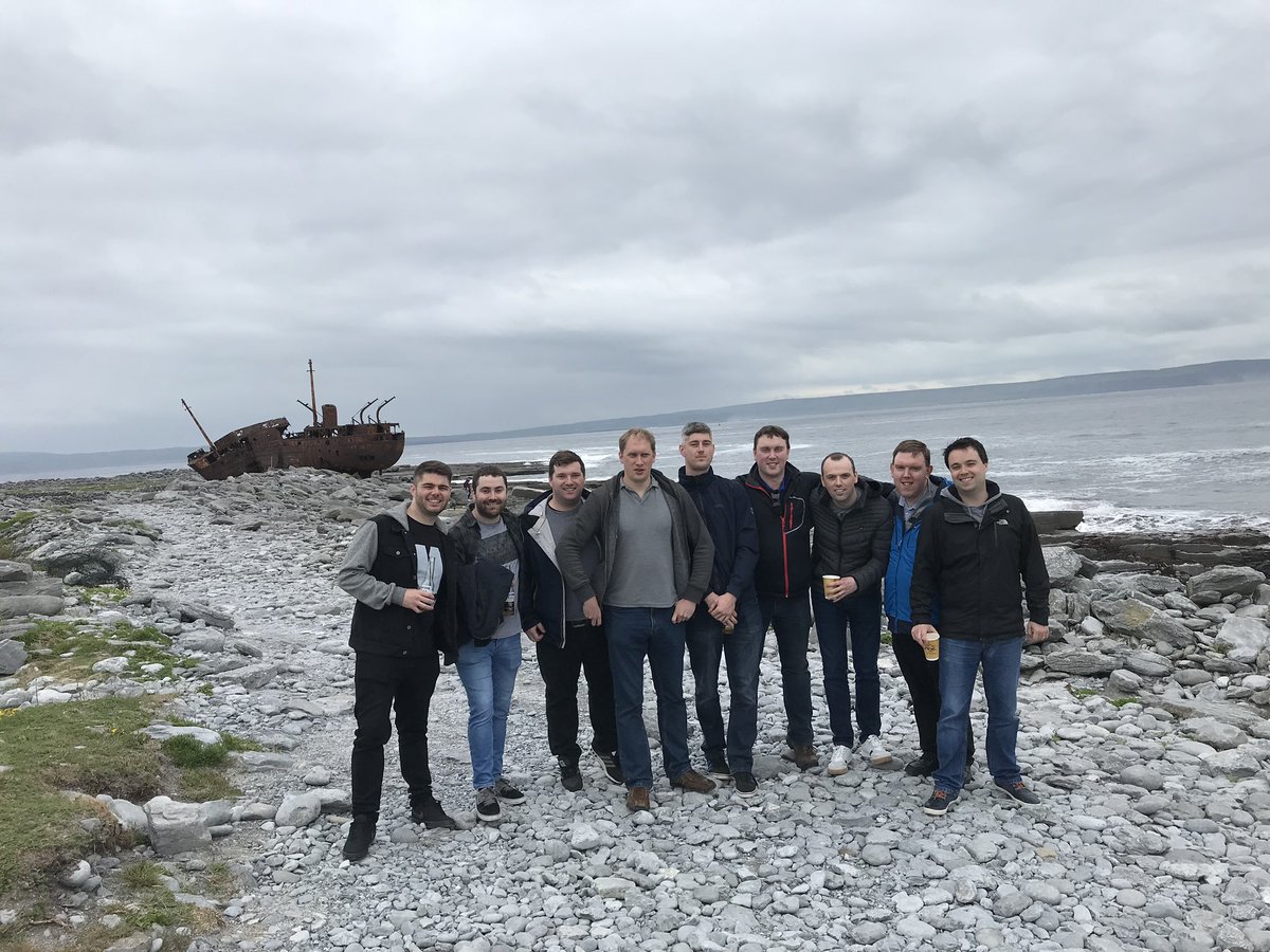 GerPurcell's tweet photo. .@tommyhectorshow did that Corkscrew on the way from Galway to Doolin to get the boat out to Inis Oirr. 

Well we were on the stag and if I didn’t puke on the on the bus on the way over sure enough I did over the side of the boat over 

An simply awful commute  🤣🤣 https://t.co/UoVnSzMPfy