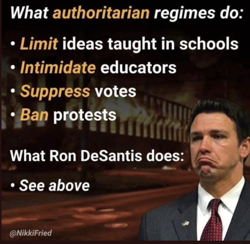 JustHisWords's tweet photo. @FLWillRegret22 DeSantis, you're just a whiny, crooked creep. Just like trump. You're also a LIAR &amp; you're a thief. Just like trump. STFU and slink back to gatorland. Your own hate &amp; bigotry, your own ignorance &amp; denseness, has doomed you &amp; all of Florida. #STOPLIARS #UPtheDemocracy! #1SecularUS https://t.co/3jbhjXX71S