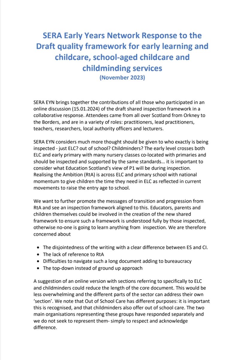 SERA Early Years tweet media