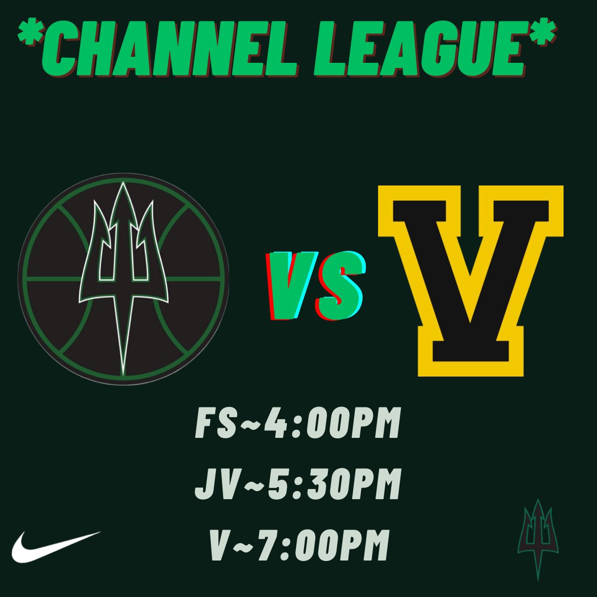 🔰🚨GAME DAY🚨🔰 🗓️ | 1/19/24 🔱 | @tritonshoops (7-15, 0-8) 🆚 | @Cougar_BBall (6-13, 5-3) 🕰️ | 4:00PM ⌚️ | 5:30PM ⏰ | 7:00PM 📍 | Ventura HS 🏀 | Channel League 🎥 | NFHSNETWORK #ForksUp🔱 | #JustUs | #AlliN