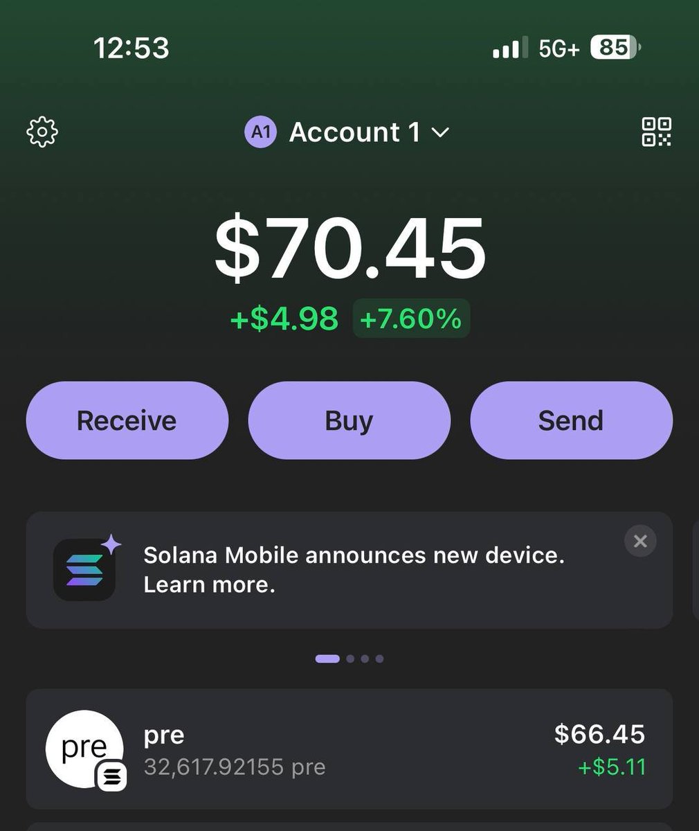 preOnSol's tweet photo. you can now track how $pre you are directly in your phantom wallet! https://t.co/zLmGcsL6nR