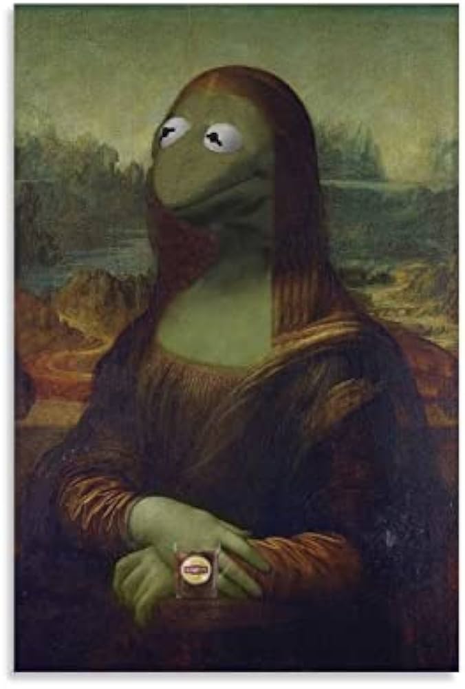 KermitTicker's tweet image. How much do you think this piece of art worth in $KERMIT?
