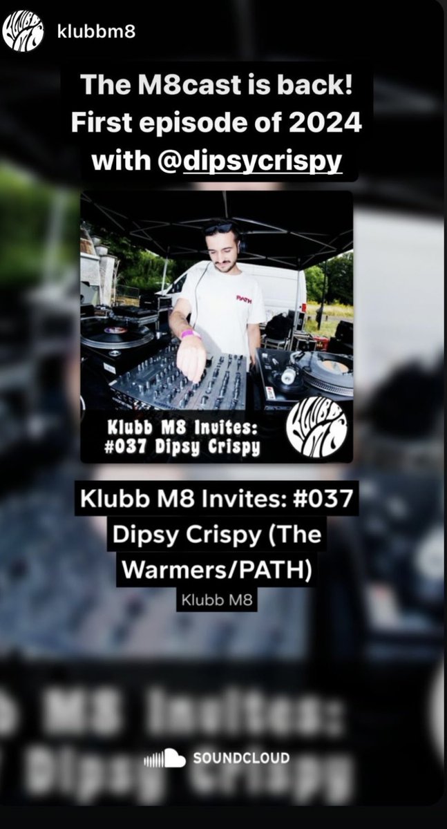 AntoineMzig's tweet photo. New set for Klubb M8 🇸🇪

Invites: #037 Dipsy Crispy (The Warmers/PATH) par Klubb M8 sur #SoundCloud
https://t.co/RPLlz48867 https://t.co/2dwKojc057