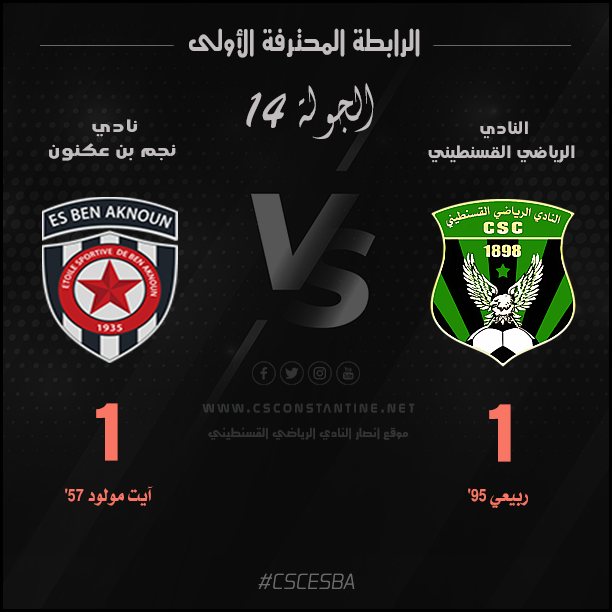 CSC_officiel's tweet photo. Décevant !!!
#CSConstantine 1 - 1 #ESBenaknoun https://t.co/IU1tTMHvOt