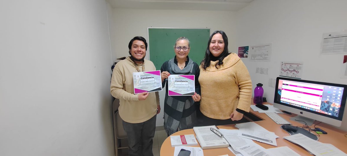#TuDerechoASaber
¡Estamos de vuelta! Empezamos el año con las dos primeras capacitaciones a servidor@s públicos. Damos también la bienvenida a nuestros dos compañeros que conforman la nueva Unidad de Transparencia del Instituto Municipal de las Mujeres.