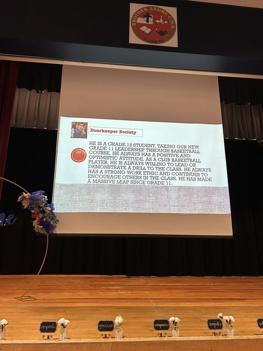 Congratulations to all those nominated for our first Doorkeeper Society @SBAtoday! Great to see our amazing students get recognized for being exemplary people!