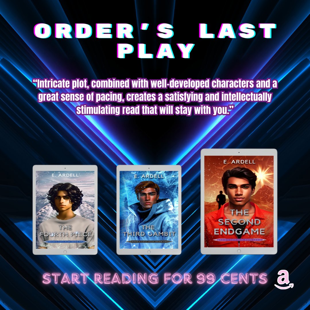 E_Ardell's tweet photo. “Trust no god” is the best advice ever given. Too bad no one can take it as intergalactic chaos spreads, heroes switch sides, and divine, new players start making moves. #YAScifi #OrdersLastPlay #ScienceFiction #Fantasy #SpaceOpera #Readers #Bookish #Diversebook  #spaceodyssey https://t.co/0pMSyEdyL1