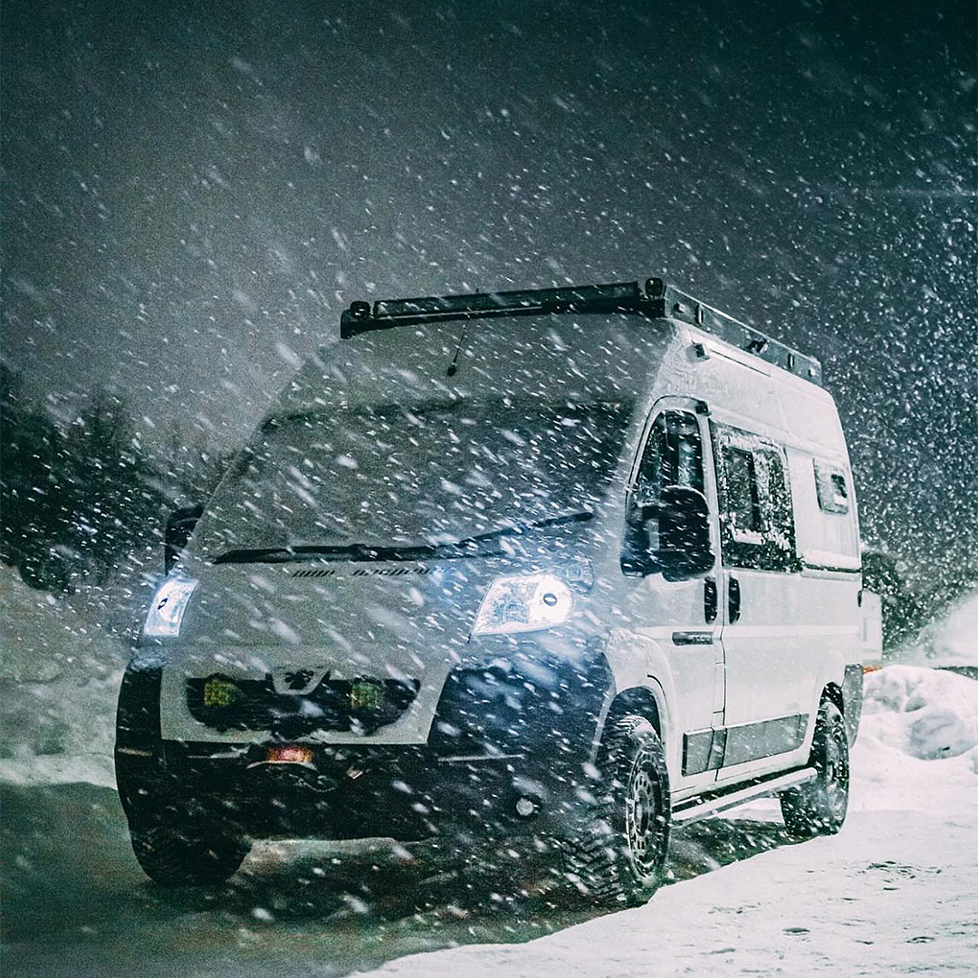 Braving the Blizzard! 🌨️❄️

Let us know if you've taken your van out in the snow this year! 💬

🚐 - @our_van_norman

#vanpimps #vanlife #winter #adventurevan #vanlifeadventure #campervan #vanconversion #boxervan #overlander #camping