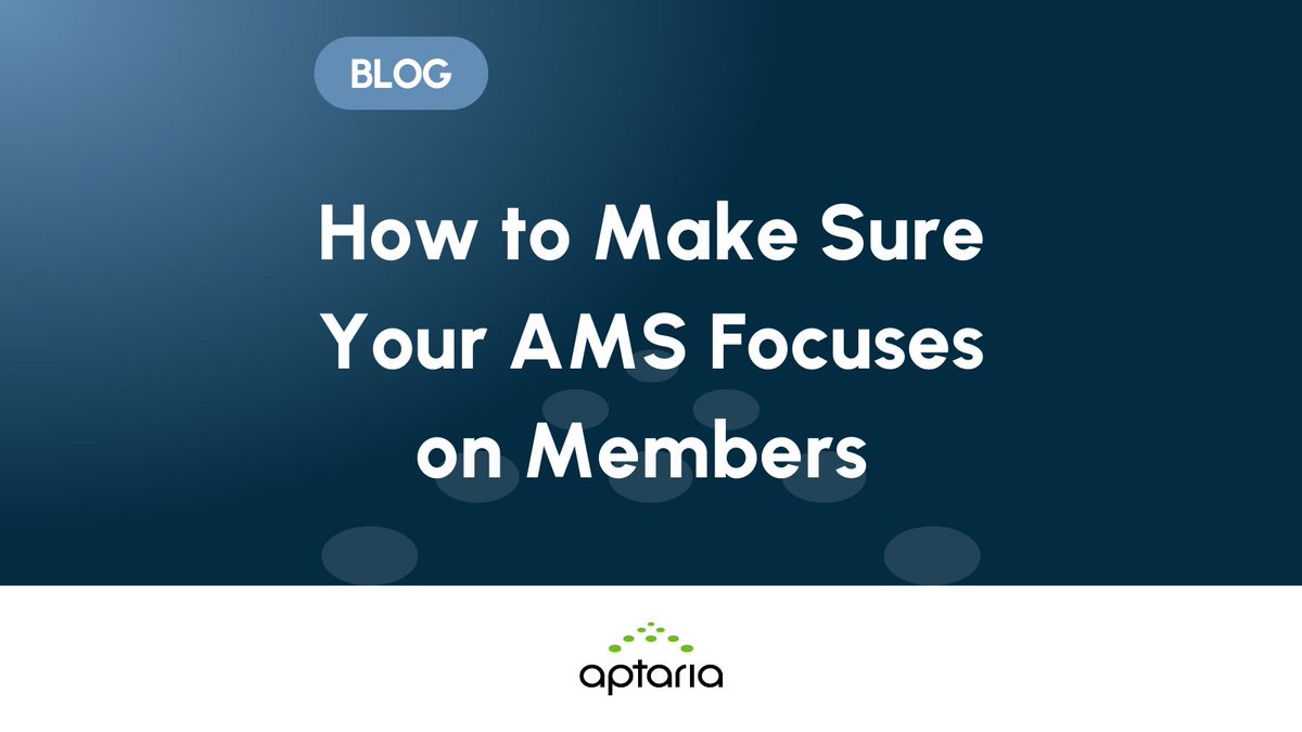 aptaria_inc's tweet photo. Discover the secret to a member-centric association management system (AMS) in our blog!

Dive into the key insight that goes beyond technical elements, focusing on what truly matters—serving your members seamlessly. https://t.co/d5Ov0s4VxH

#AMSsolutions https://t.co/Dy7kycTNxg