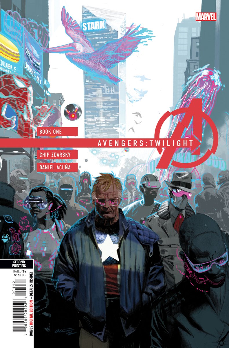 Chip Zdarsky and Daniel Acuña’s visionary ‘Avengers: Twilight’ #1 scores a second printing! Secure yours at your local comic shop on February 28: bit.ly/427mkN1