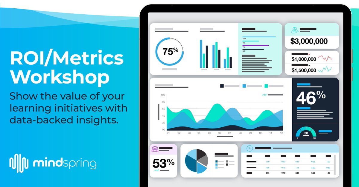 Empower your team with insights that matter! Discover the true impact of your #LearningPrograms with our #ROI /Metric Workshop. Uncover the success of your programs &amp; empower you &amp; your leaders to make data-backed decisions. buff.ly/3K3Q85l #LearningAndDevelopment
