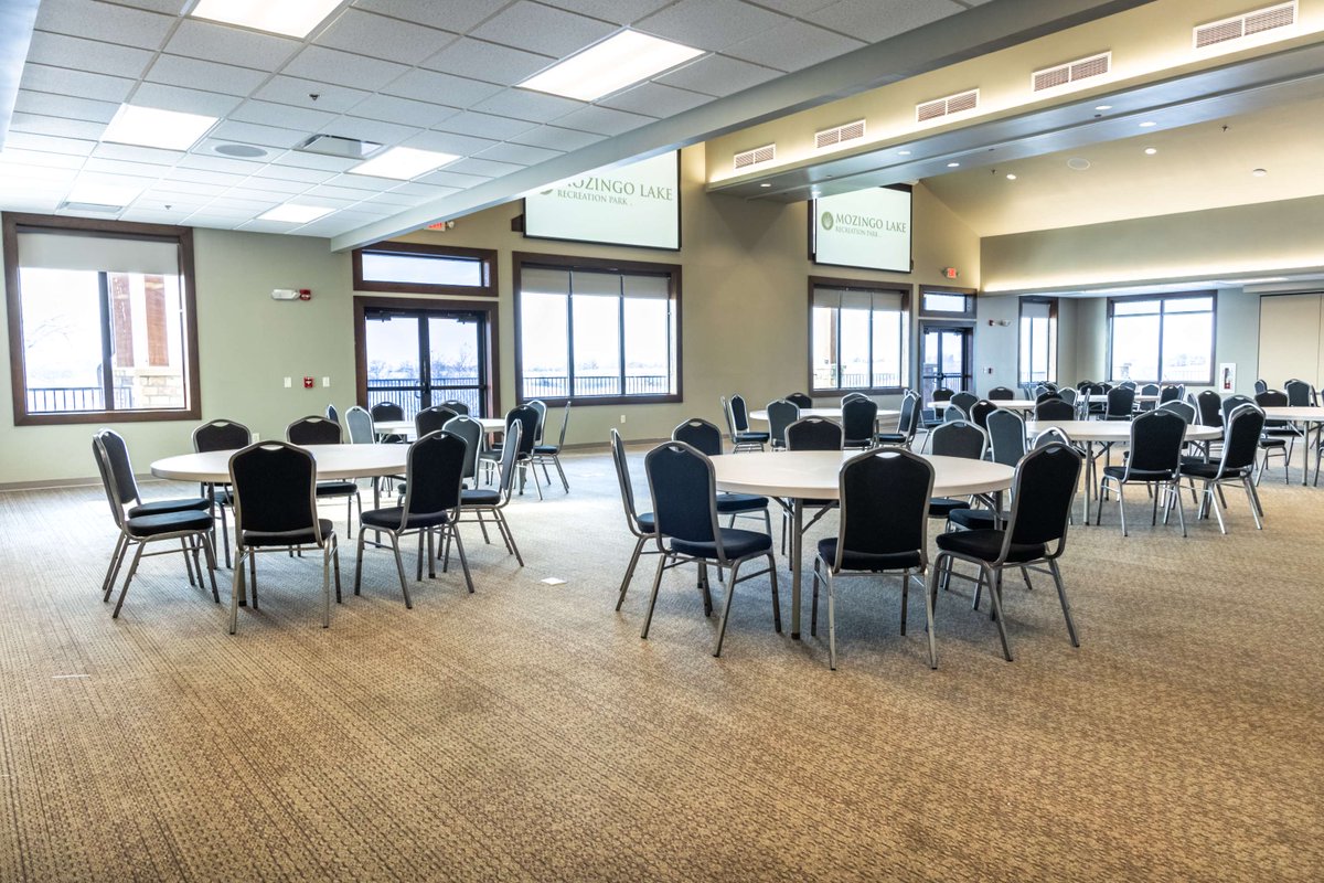 Host your next retreat or training at Mozingo Event Center.  Our spacious rooms, designed for small or large groups are sure to elevate your corporate event.

Contact Amanda Harris, Event Coordinator, at (660) 562-3271 or email bookings@maryville.org to reserve your date.