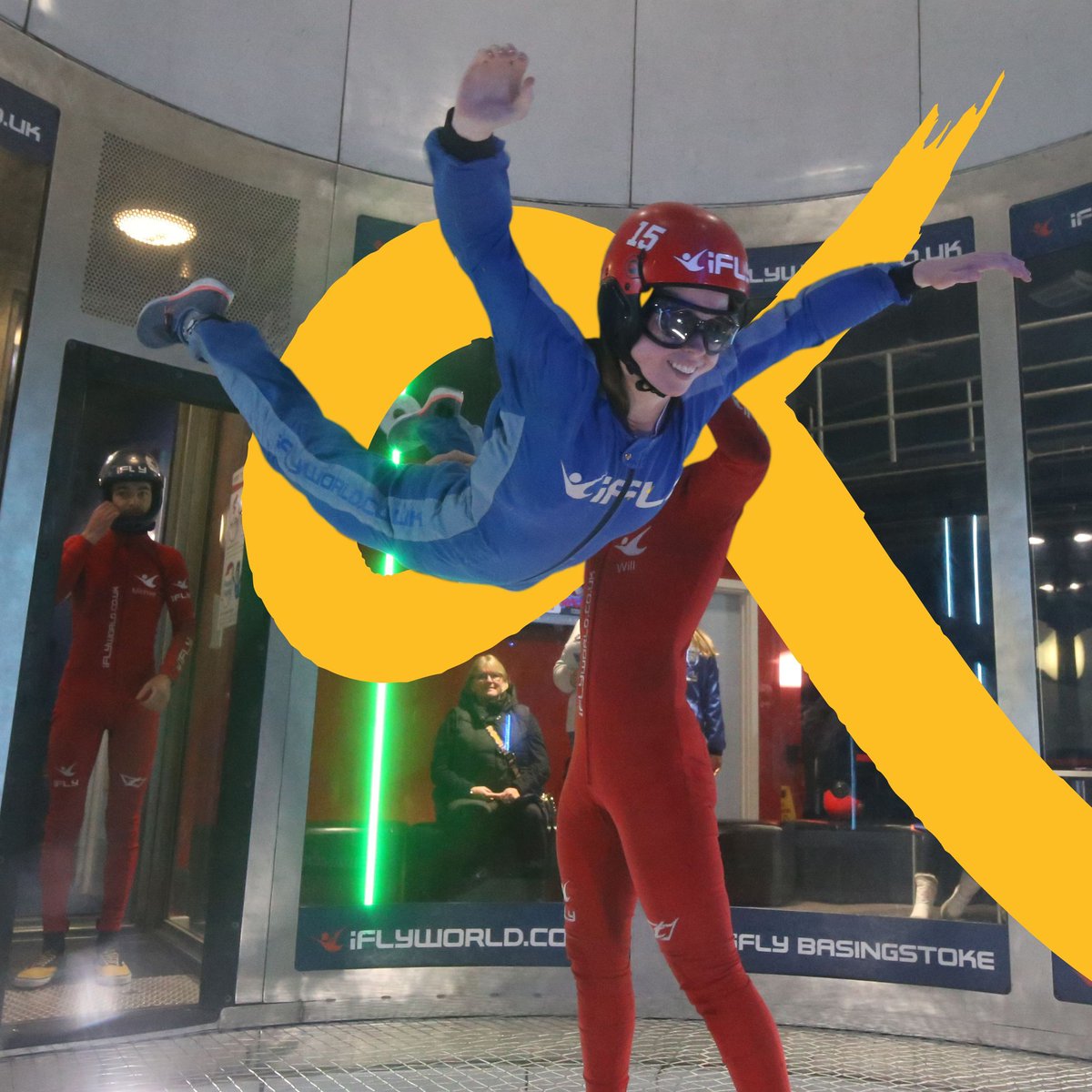 Our young wheelchair users discovered the exhilarating thrill of indoor skydiving at @iFLY_UK Basingstoke! Thanks to iFLY who made sure that everybody had a great time and were able to experience the unforgettable world of indoor skydiving.