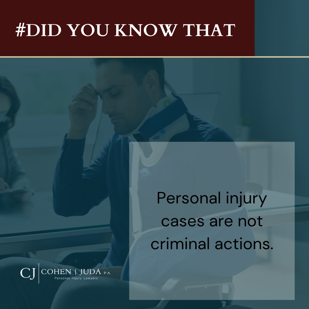 CohenandJudaLaw's tweet image. #DidYouKnow

Personal injury cases are not criminal actions. 

Understanding the difference is essential for your claims. 
.
.
.
#DidYouKnowFridays #LegalClarity