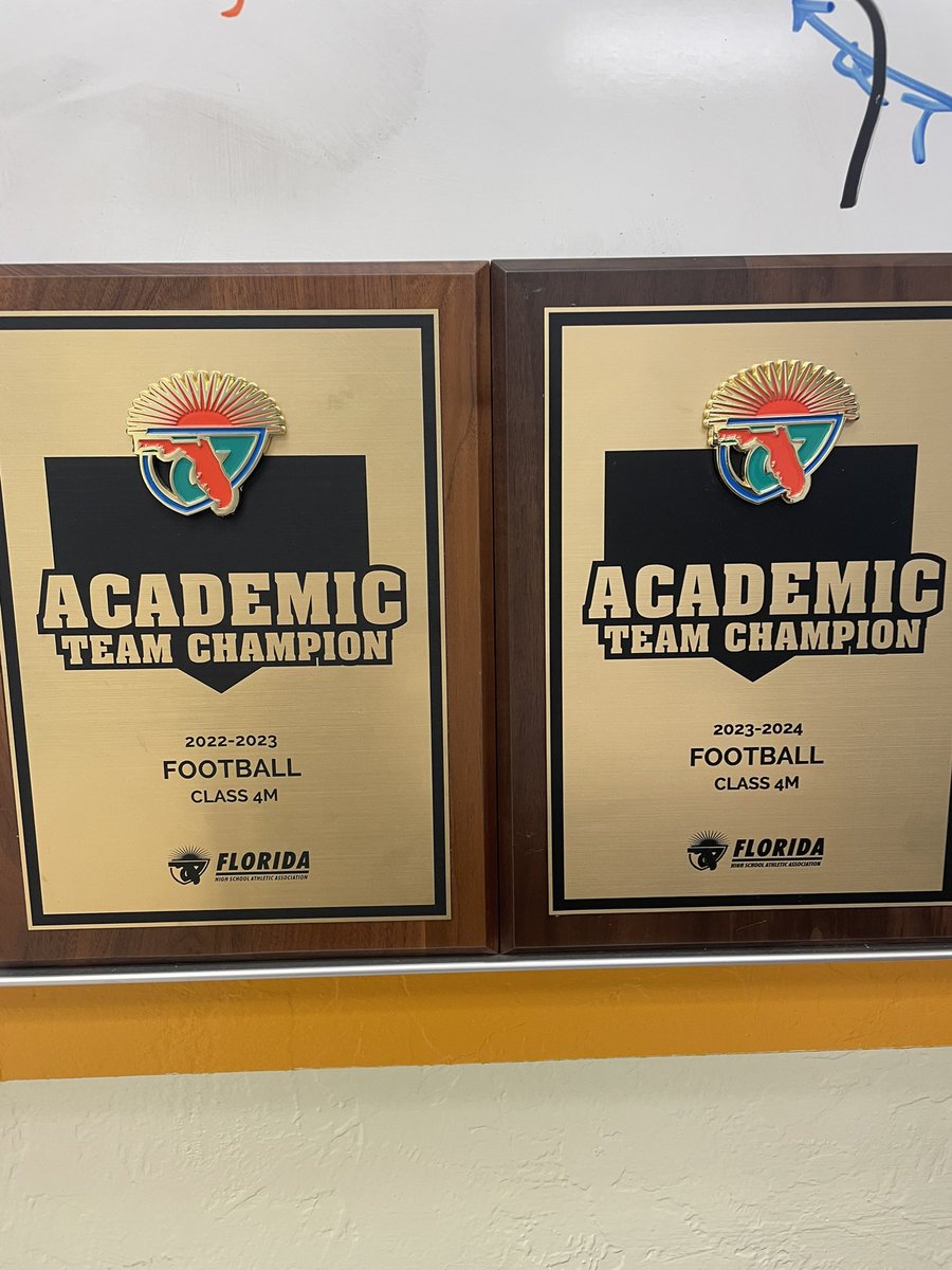 Celebrating academic success at Jupiter High Football! 

Consecutive state academic titles with 27 varsity players boasting a remarkable 3.5+ GPA. 

In 2023, we proudly earned the highest GPA statewide, transcending classifications, while securing our 2nd 4M title in a row.