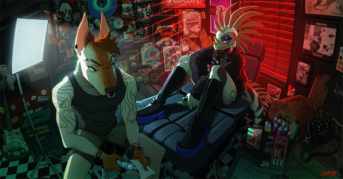 the tattoo parlour 🩸