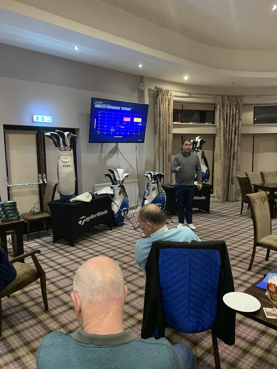Great night at the Club <a href="/MGC1908/">Middlesbrough Golf Club</a> last night with Adam from <a href="/TaylorMadeTour/">TaylorMadeGolfEurope</a> presenting the superb new Qi10 range of Woods &amp; Irons. Thanks again to all the Members who turned out. Fitting Day arranged Thursday 15th Feb. Call 01642 311766 to book #Qi10