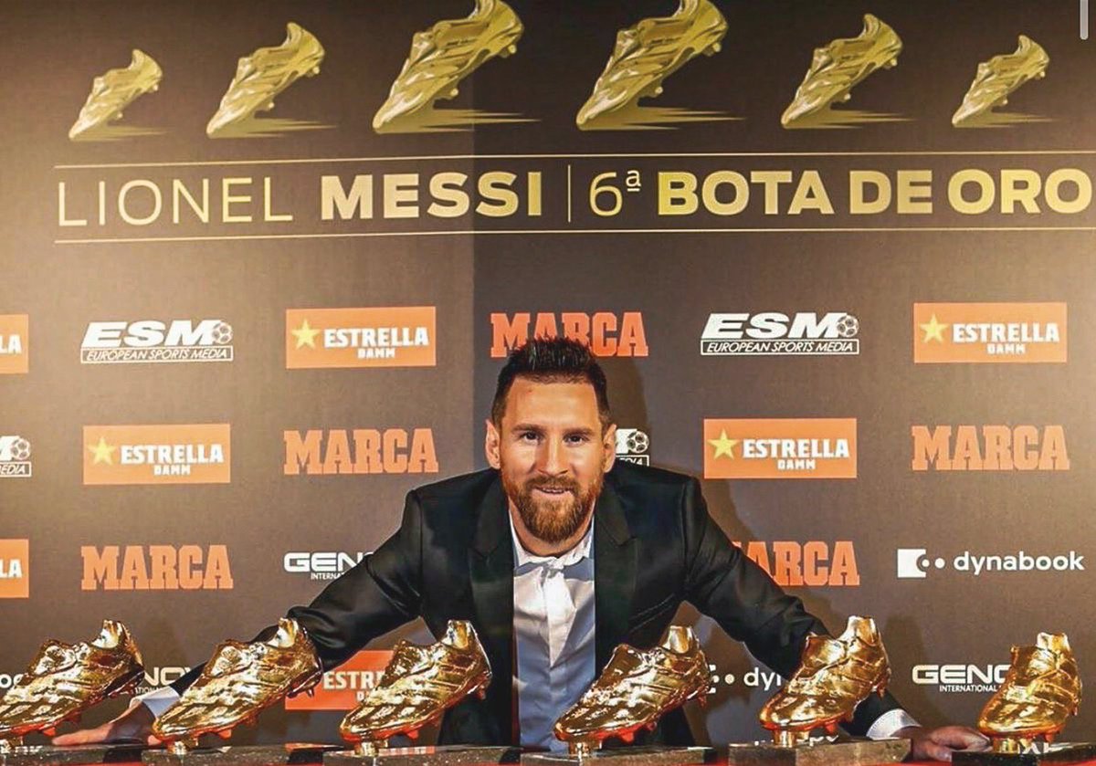 Lionel Messi is the all time highest golden boot winner and he’s not even a striker, I wonder if that was earned and not given 😭