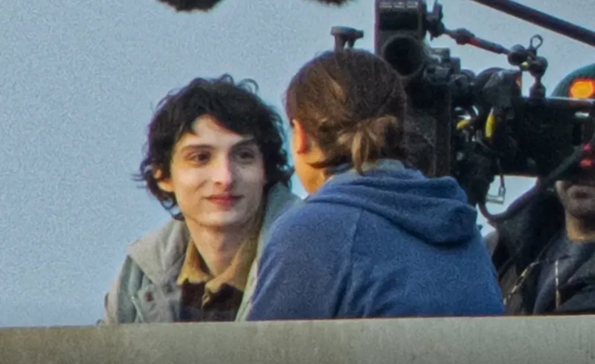 celebsnewsx's tweet photo. Millie Bobby Brown and Finn Worlfhard have been spotted filming #StrangerThings5 https://t.co/xPlU6hUlUi