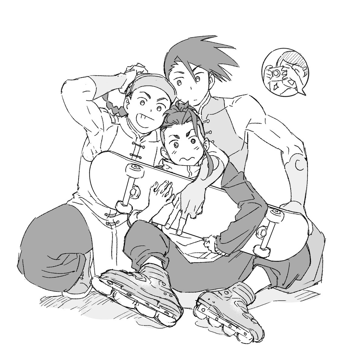 #streetfighter  阴阳兄弟和小杰米🥹🤲💗