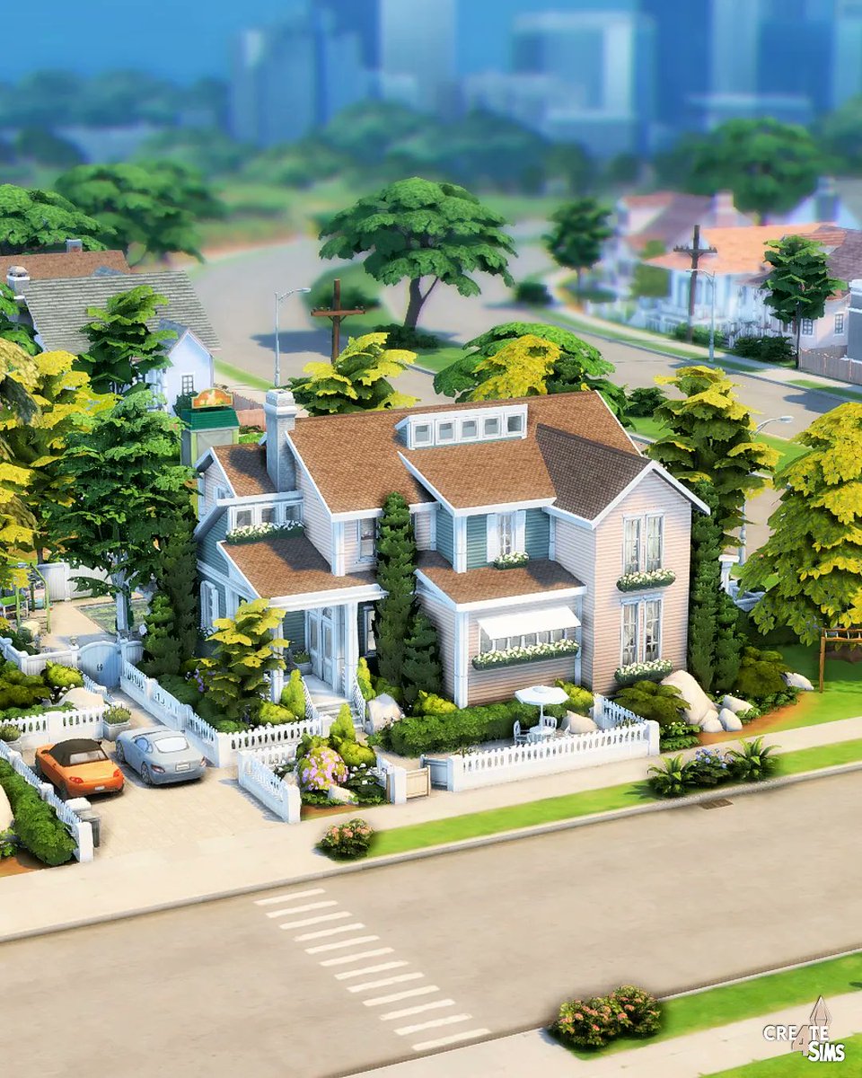 Base Game Generations Home || no CC 🎬Watch speedbuild here: youtu.be/4NSIXpR8nNE?si… #TheSims4 #TheSims4 #Sims4