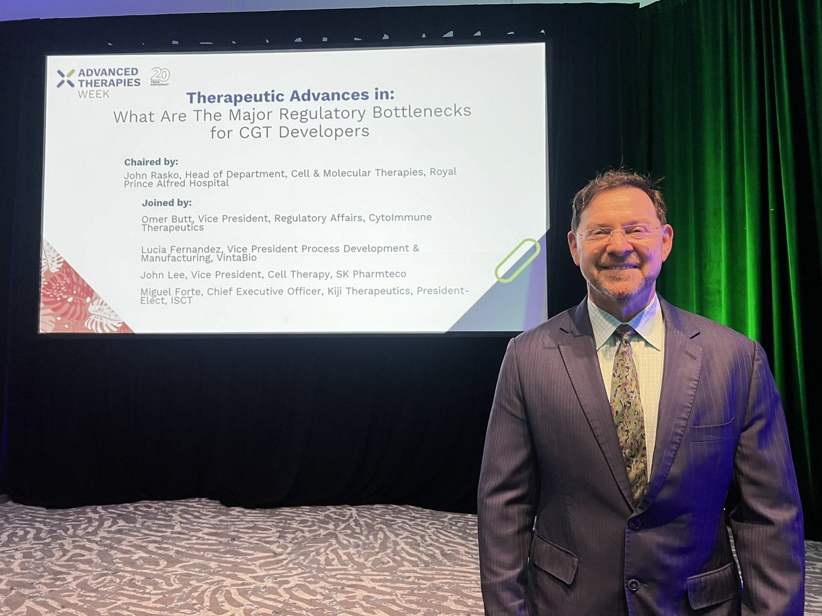 Great session on regulatory bottlenecks in the cell and gene therapy sector 😇 <a href="/Phacilitate/">Phacilitate</a> <a href="/ISCTglobal/">ISCT</a> <a href="/hsanz_org_au/">HSANZ</a> <a href="/ASTCT/">ASTCT</a> <a href="/ASGCTherapy/">ASGCT</a> <a href="/ASH_hematology/">ASH</a>