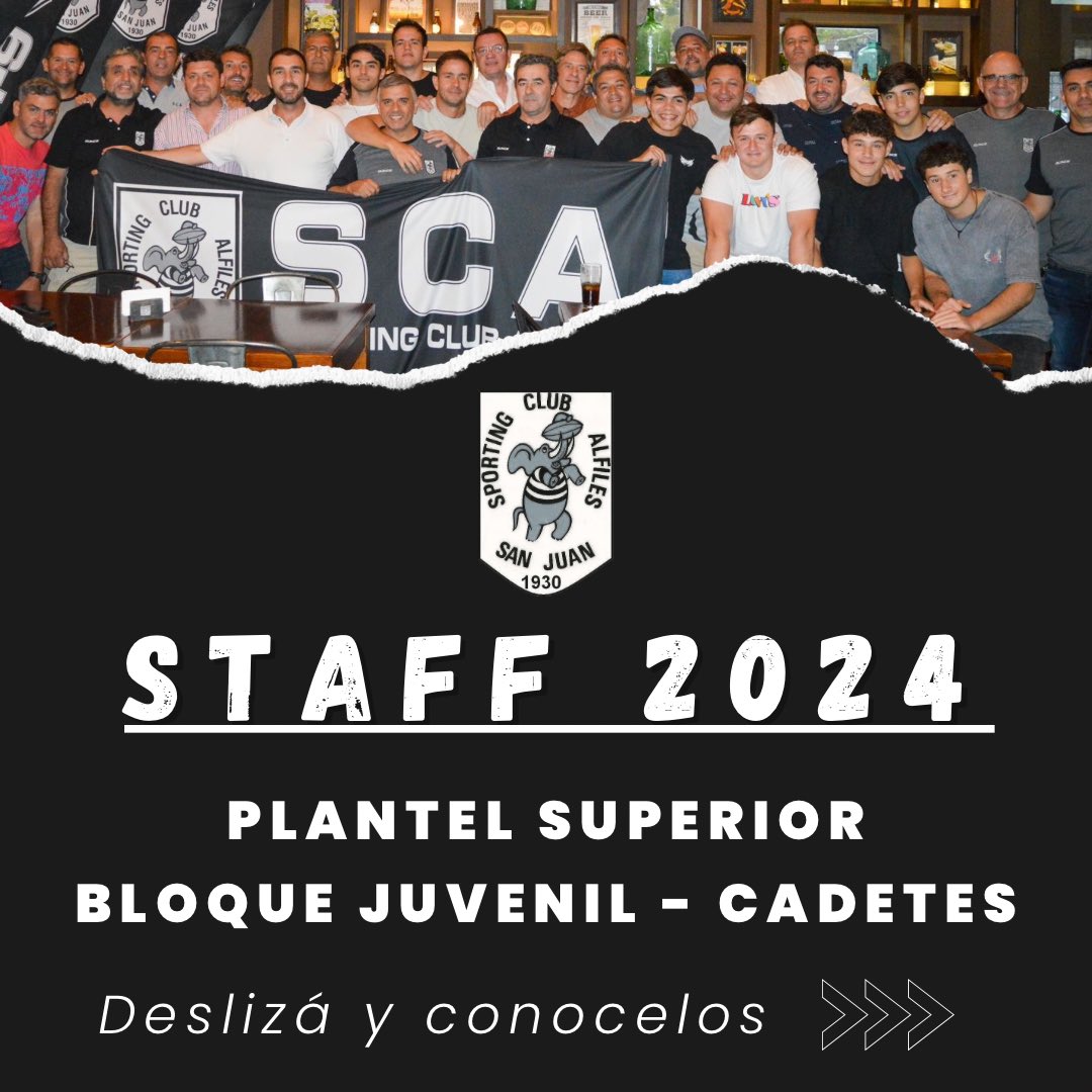 SCAlfiles's tweet photo. 👥 Presentamos el staff que estará a cargo del Plantel Superior y el Bloque Juveniles - Cadetes.

🏉 Falta muy poco para comenzar la temporada 2024 con muchos desafíos.

💪🏼 #VamosAlfiles 🐘 https://t.co/0JG7RlQaXf