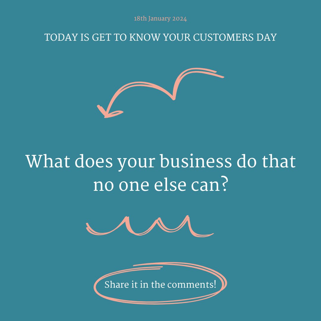 Yesterday was #GetToKnowYourCustomersDay so we have a few questions for you. 4..... #BusinessGrowth #goals #Marketing #marketingagency #success #believeinyourbrand #wearestripyfig