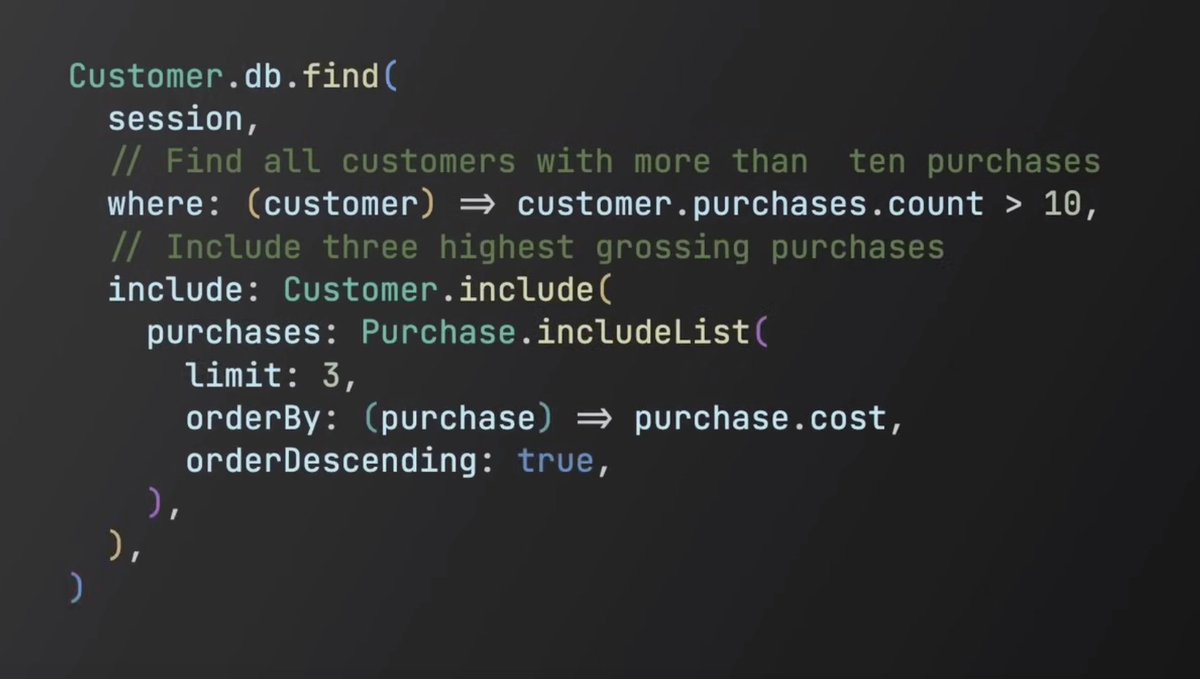 ArinFaraj's tweet image. Database queries are super clean in #Serverpod 🤯
They nailed the developer experience.

@ServerpodDev #flutter  #flutterdev
