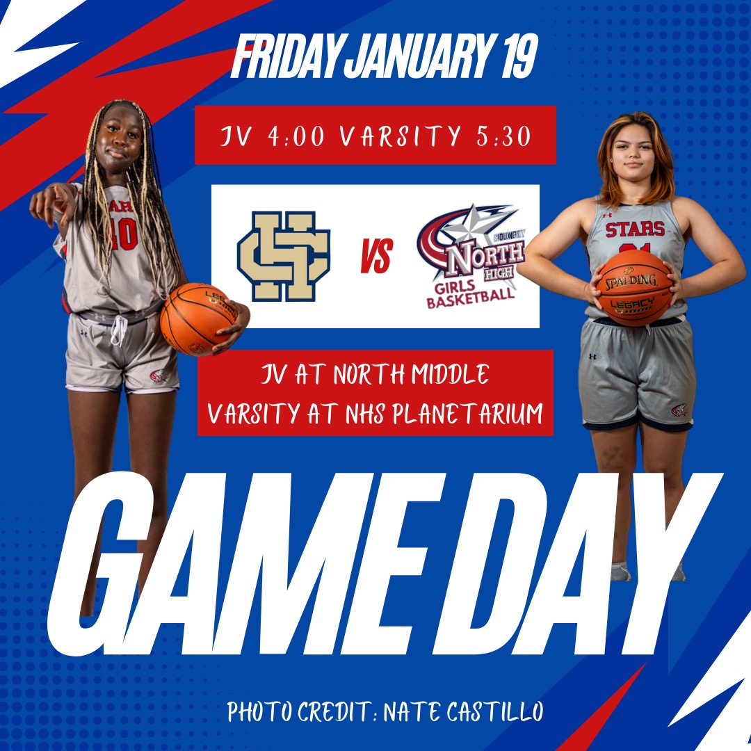 Here we go. Let's try this again! In town match up at home. JV will be played at North Middle at 4:00. This will only be 2 quarters and then varsity is back at the high school at 5:30!