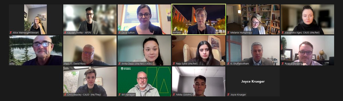 APSN was pleased to have student leaders from <a href="/CAUS/">Council of Alberta University Students</a> and <a href="/AlbertaStudents/">Alberta Students' Executive Council (ASEC)</a> meet with the APSN Executive to discuss our shared priorities for mental health supports on campus. 

#apsn #abpoli #albertaeducation #abpse #HigherEducation #HigherEd #mentalhealth