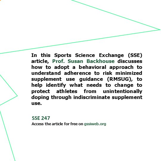 The new #GSSI sports science exchange article on supplements discusses athlete use and the risk of athlete’s committing an anti-doping rule violation. Written by @susanbackhouse bit.ly/3tZqxp8