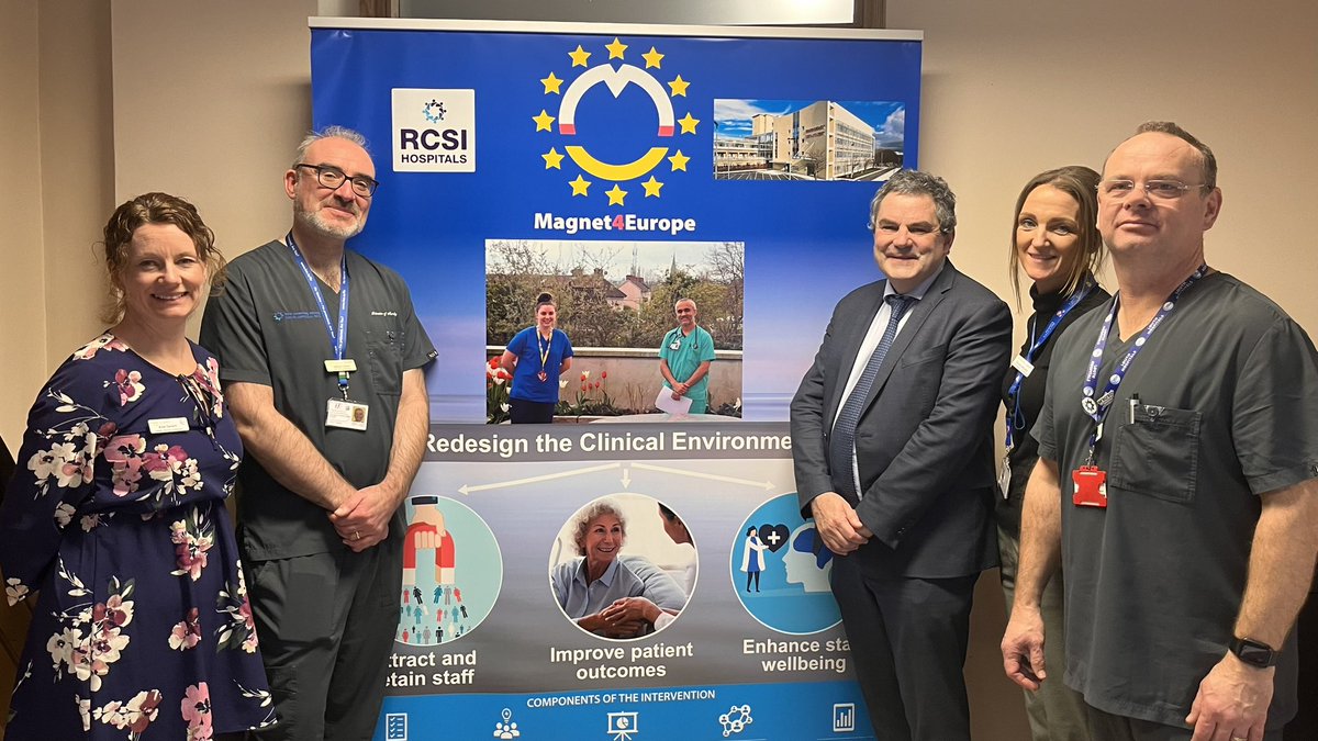 OLOLM4E's tweet photo. Always an absolute pleasure for the @NursingOlol team to welcome @JdaDrennan & @NoeleenMBrady for a visit today to chat about all things @Magnet4Europe & to look ahead at future collaboration & continued teamwork 😃 @AnaCindee @lieabh @judymcenteercs1 @petrinadonnelly https://t.co/uaBzdSNjTx