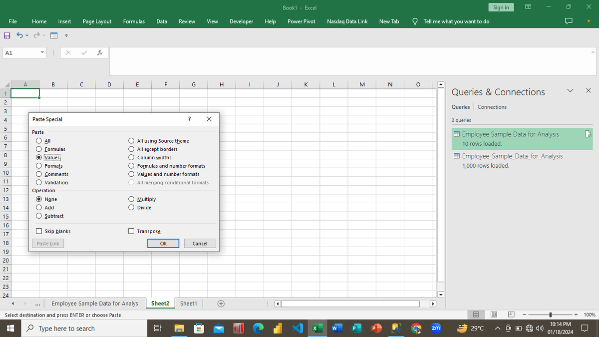 timi_jaykeyz's tweet photo. An Image breakdown of connecting SQL server database to Excel in analysing insights and generating tracking and Monitoring just Incase there's an alteration in your database,feel free to place a DM if you need further explanation
#DataAnalytics 
#DataScience 
#DataScientist https://t.co/WJ5h7aW1bL