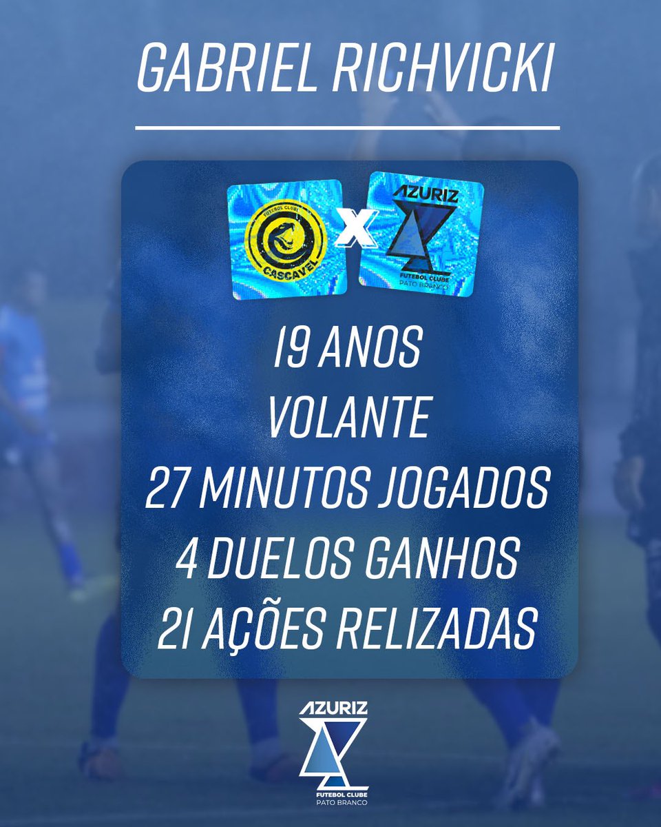 Ontem foi um dia especial para nosso #MeninoDaGralha

Gabriel Richvicki é nascido em El Salvador e possui dupla cidadania, está no Azuriz desde os 14 anos e ontem estreou profissionalmente com a camisa do Azuriz na vitória sobre o Cascavel. 

Parabéns pela estreia! 👏👏👏
