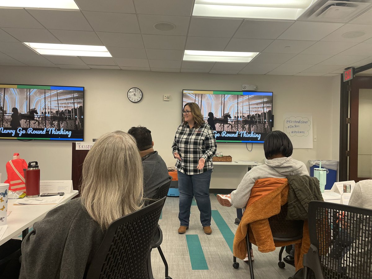 Poetamaestra's tweet photo. Happy Friday diving into a learning day over “Tips &amp; Tools for PL” with the incredible @KristinaFeldner and @IlesTerri! 🎉 #lftxlearns #engagingstrategies @IrvingISD  @learnTexas https://t.co/qc5oLRx3dR