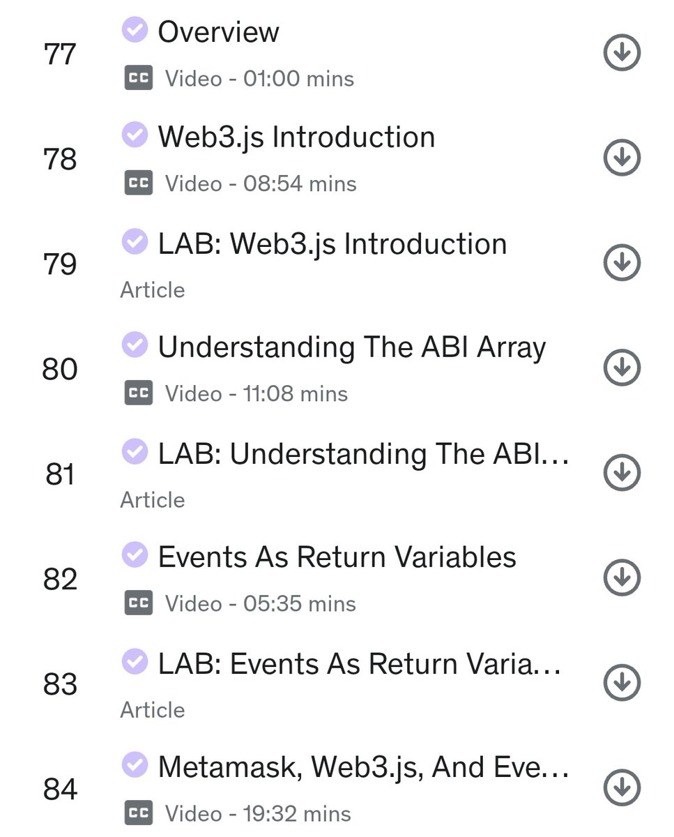 IAmAnosike's tweet image. Taking a course on Solidity & #Ethereum Blockchain development.
Learned about:
- #Web3js
- The ABI array
- events
- Modifiers & inheritance
- Destroying smart contracts
- Block Explorers
- Creating/ implementing ERC20 tokens
#web3 #blockchain #eth #developer