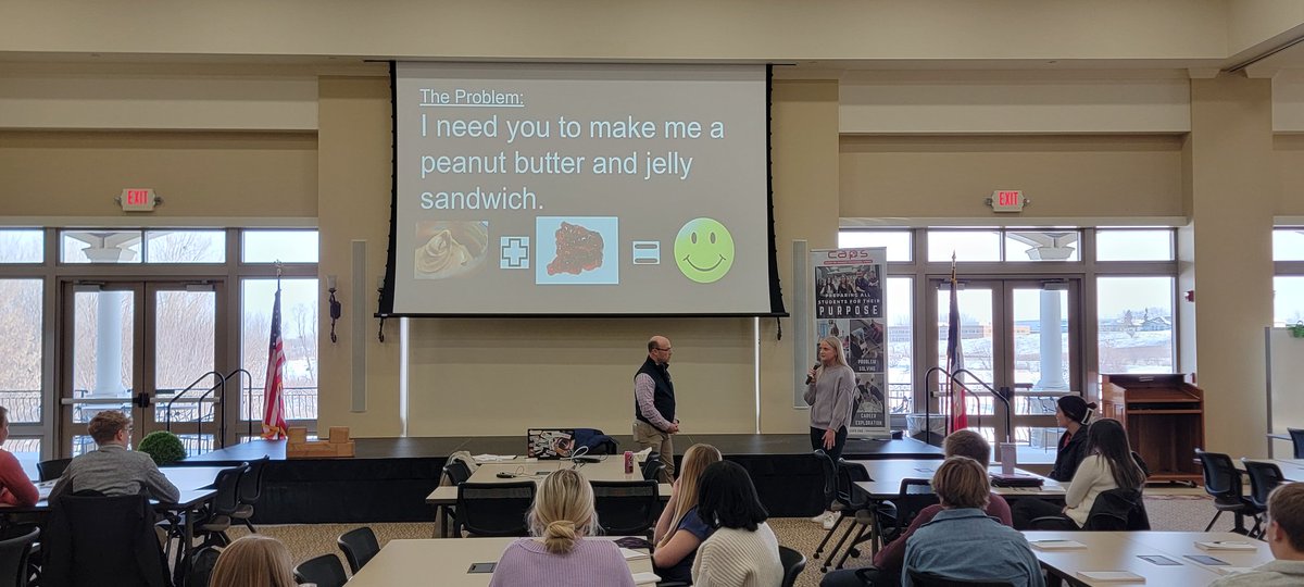 CF_CAPS's tweet image. The infamous #PBandJ activity at our #DesignSprint kickoff. Always appreciate the time we get @NateClayberg engaging with our @CF_CAPS associates. 
#CAPSnet