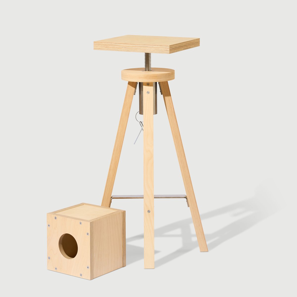 SCULPTOR'S STAND STOOL VERSION 2.5, Available now. $650. BENJAMINEDGAR.COM