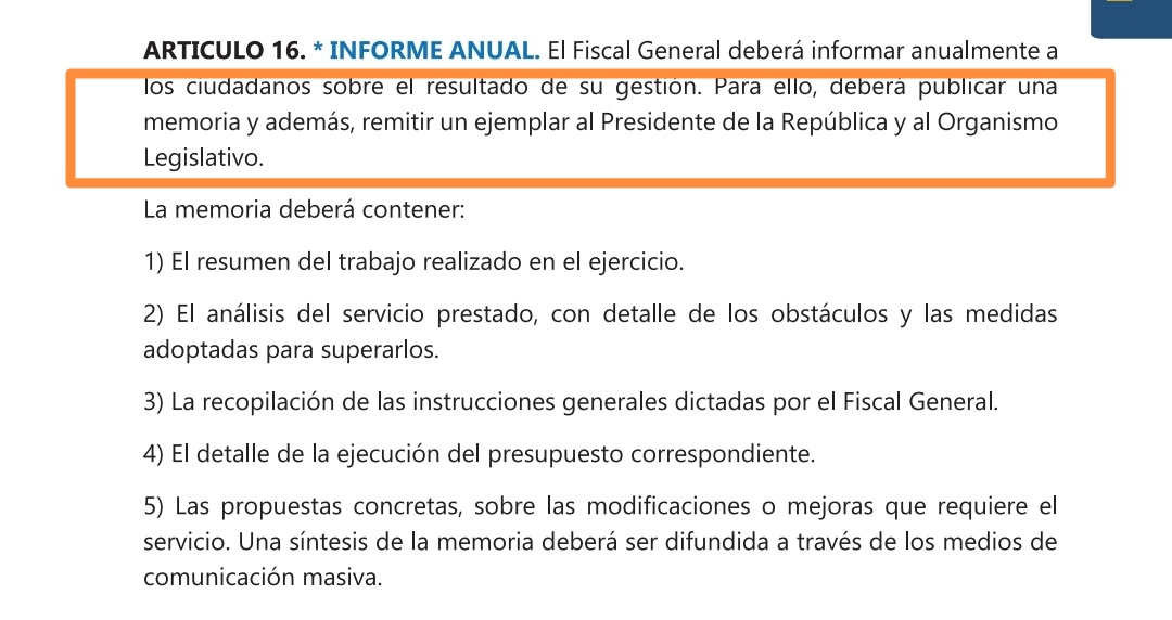 Eriol (@eriol_gt) on Twitter photo Señor <a href="/BArevalodeLeon/">Bernardo Arévalo</a>, la Fiscal General del <a href="/MPguatemala/">MP de Guatemala</a> NO tiene obligación de acurdir a citaciones ni invitaciones de la Presidencia o del Congreso. La <a href="/CC_Guatemala/">CC Guatemala</a> ha indicado que Fiscal General tiene una MECANISMO LEGAL ESPECIAL para informar (Informe Anual).
-Improcedente Señor <a href="/BArevalodeLeon/">Bernardo Arévalo</a>, la Fiscal General del <a href="/MPguatemala/">MP de Guatemala</a> NO tiene obligación de acurdir a citaciones ni invitaciones de la Presidencia o del Congreso. La <a href="/CC_Guatemala/">CC Guatemala</a> ha indicado que Fiscal General tiene una MECANISMO LEGAL ESPECIAL para informar (Informe Anual).
-Improcedente