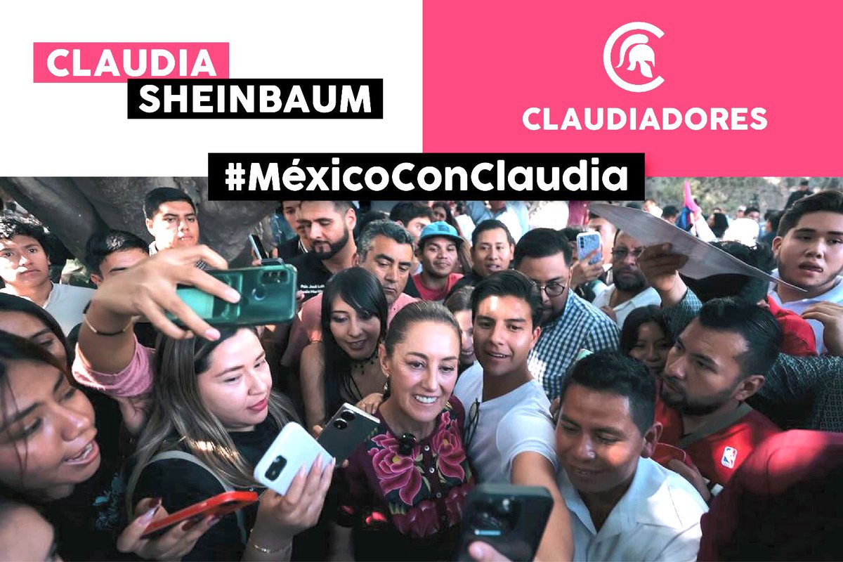 La doctora Claudia Sheinbaum arrasó y ganó en la precampaña. En cada rincón de México 🇲🇽 quedó demostrado el apoyo del pueblo 🙌🏼 a la #4T. 
#MéxicoConClaudia 🤩 
#Claudiadores 🛡️